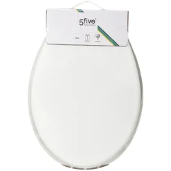 Abattant pour WC en Bois 18' Blanc
