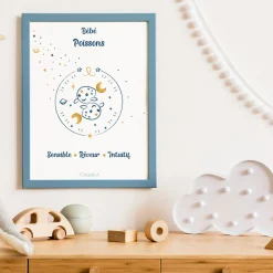 Affiche de décoration bébé Poisson