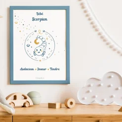 Affiche de décoration bébé Scorpion