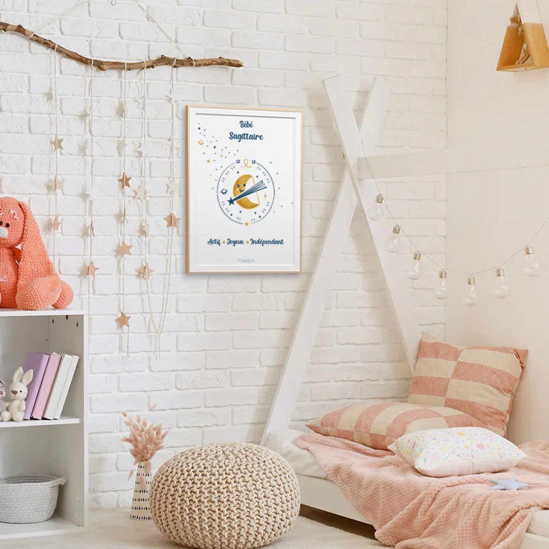 Affiche de décoration bébé Sagittaire