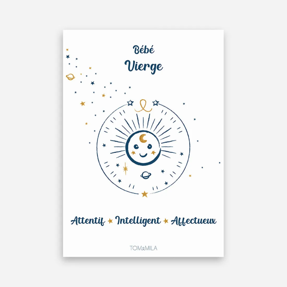 Affiche de décoration bébé Vierge