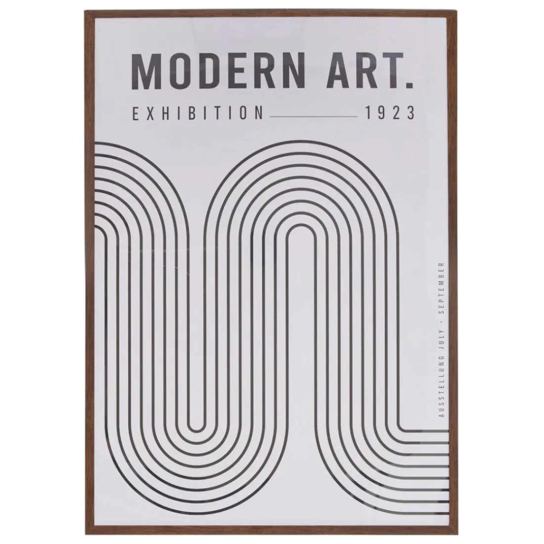 Affiche encadrée Adem noir et blanc