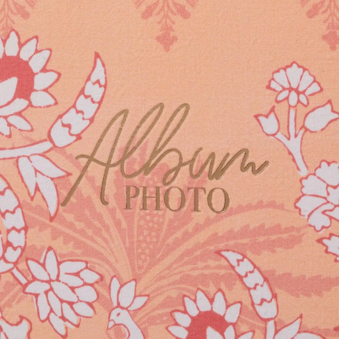 Album photo spirales en tissu