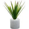 Aloe vera artificiel et pot en céramiqueH49 - Hello Garden