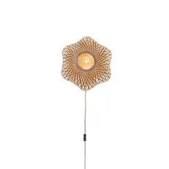 Applique murale Madura bambou naturel marron