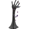 Arbre à bijoux 'MANO' en aluminium peint noir