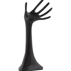 Arbre à bijoux 'MANO' en aluminium peint noir