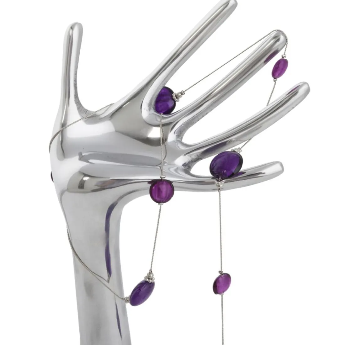 Arbre à bijoux 'MANO' en aluminium