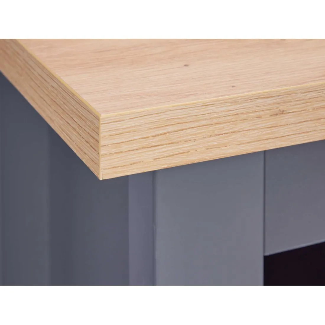 Armoire à bouteilles NELLINA coloris anthracite