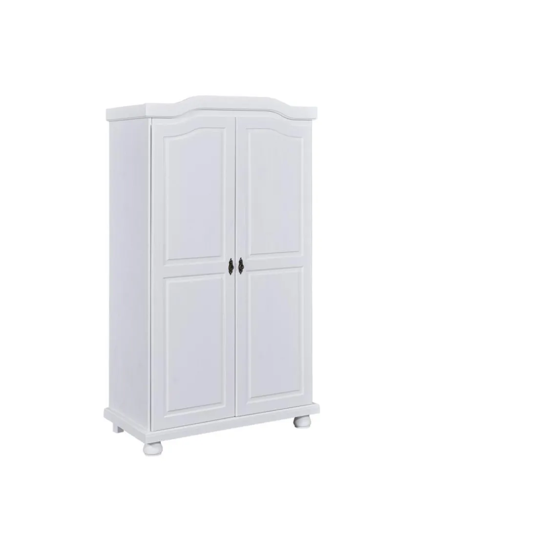 Armoire en Bois Massif Laqué Blanc HEDDA