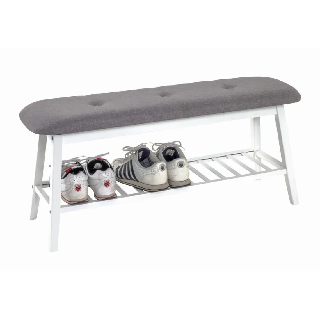 Banc à Chaussures Blanc