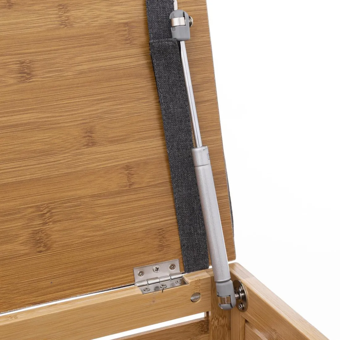 Banc de rangement bambou