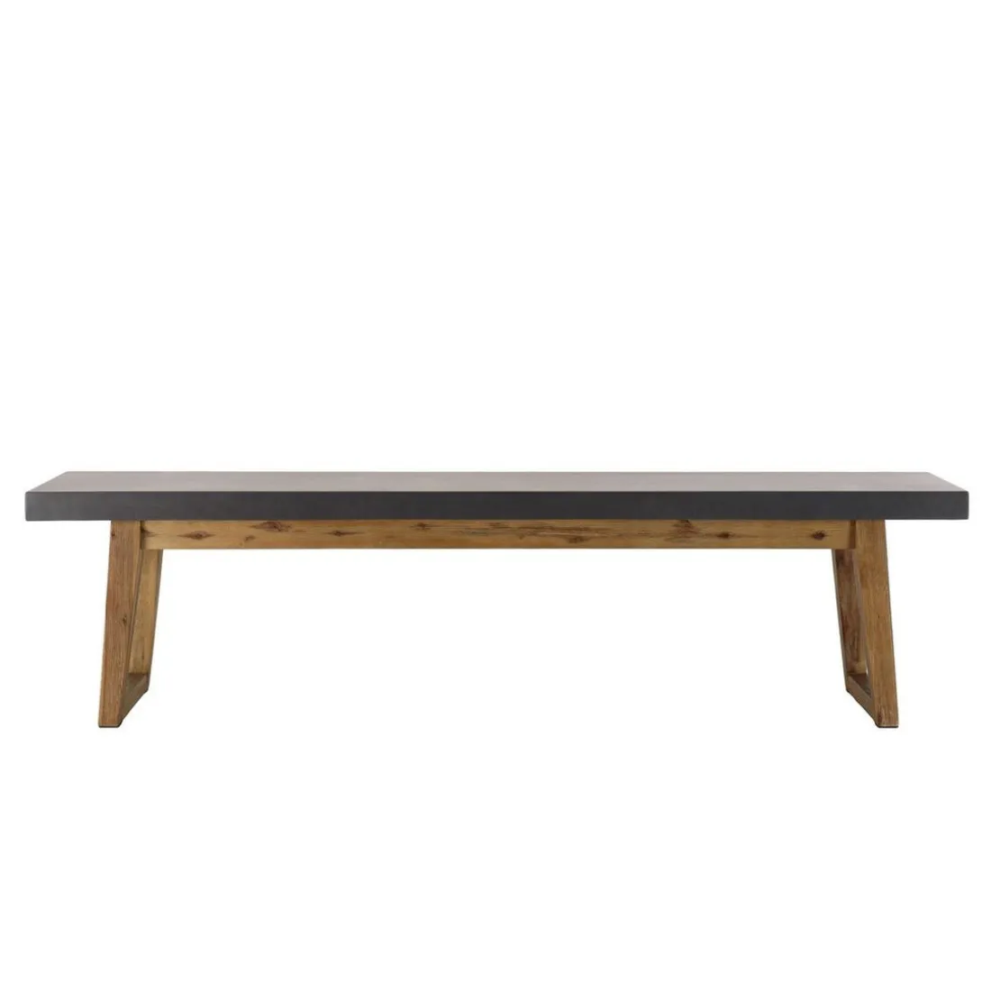 Banc effet béton foncé HECTOR