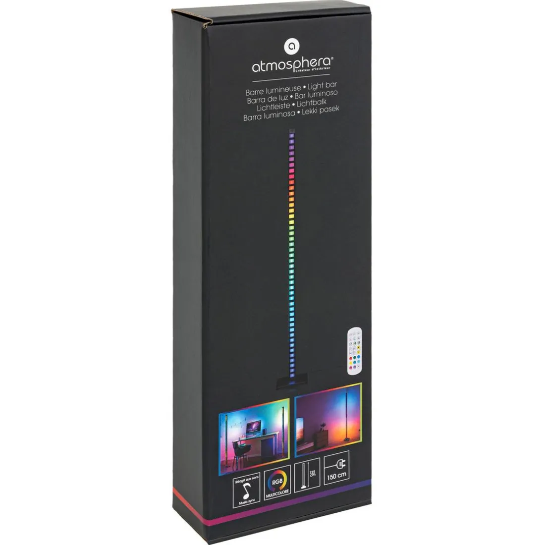 Barre lumineuse LED Paola Noire