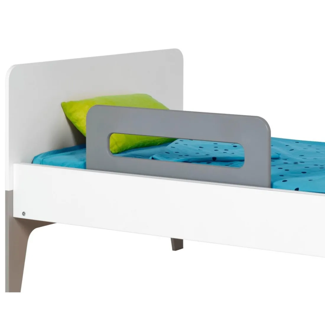 Barrière de lit 70 cm gris