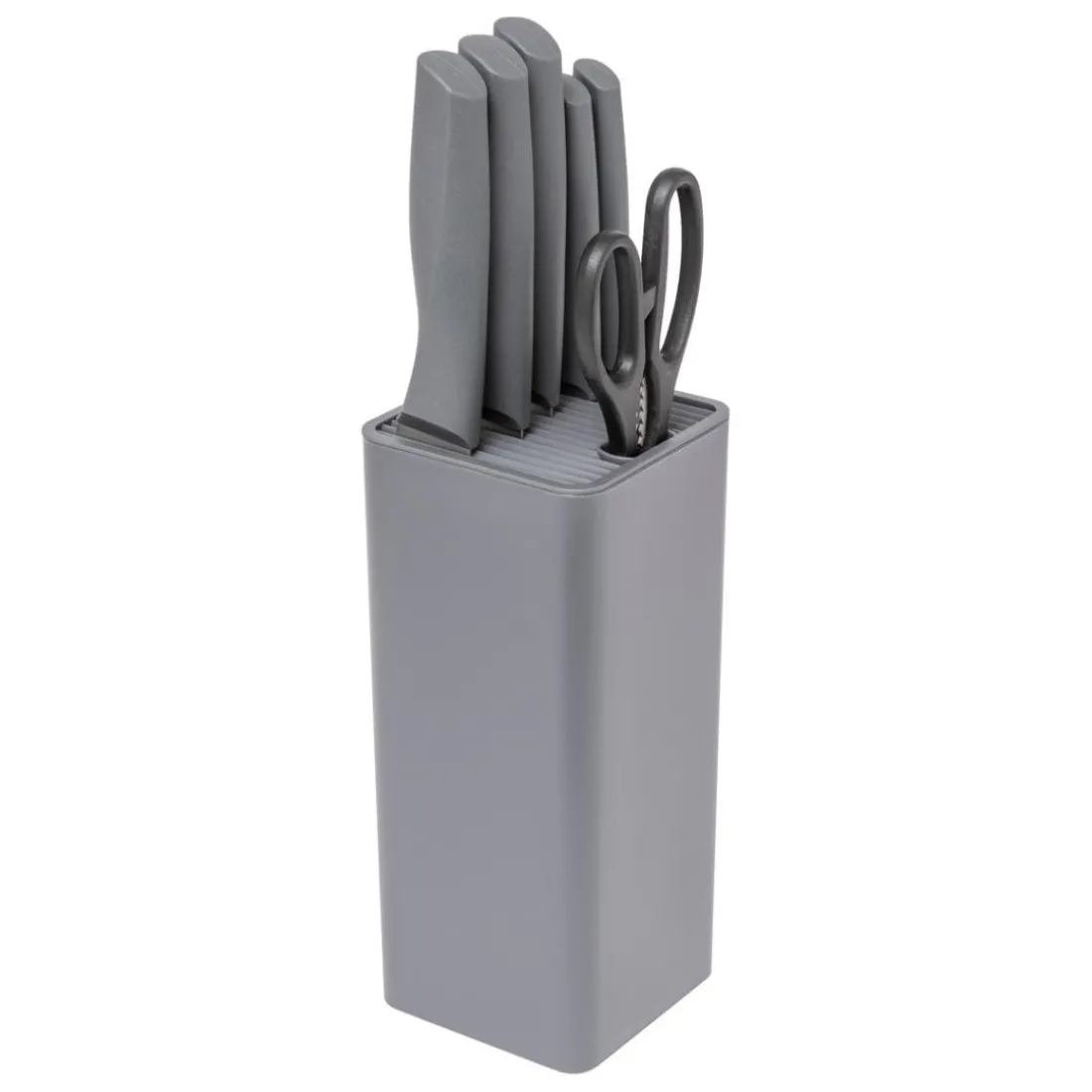 Bloc de 5 couteaux et ciseau