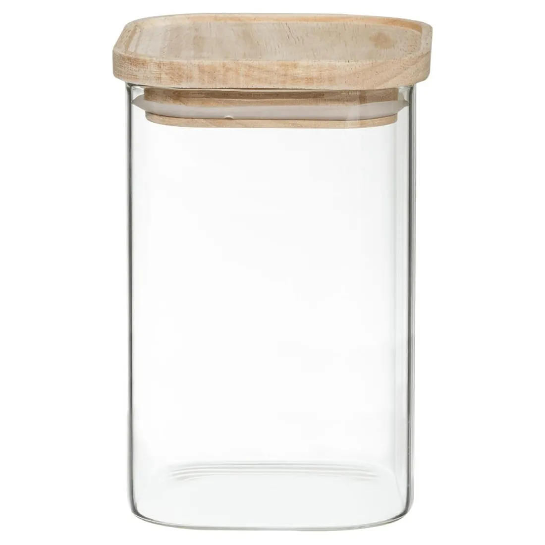 Bocal Verre de 4 Empilable et Bois