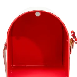 Boite lettres métal rouge