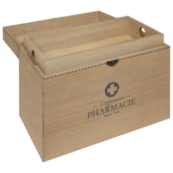Boite pharmacie en bois