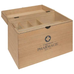 Boite pharmacie en bois