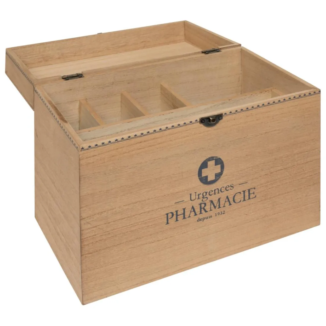 Boite pharmacie en bois