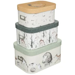 Boites Rangement Carton lot de 3