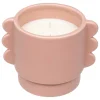 Bougie parfumée céramique Wavy bliss rose