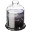 Bougie parfumée sous cloche en verre