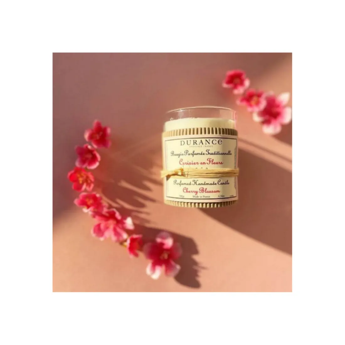 Bougie parfumée traditionnelle Cerisier en Fleurs - Durance