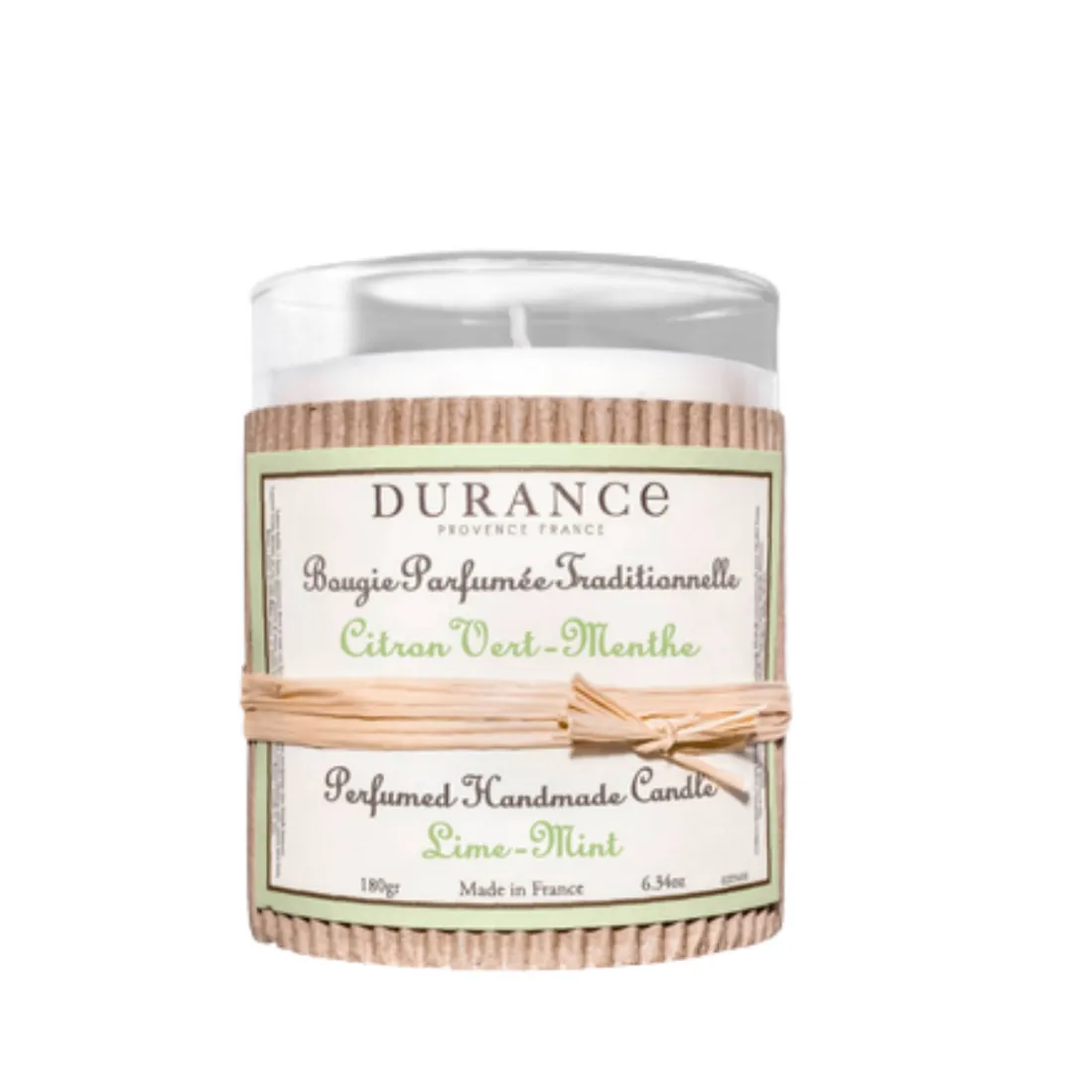 Bougie parfumée traditionnelle Citron vert Menthe