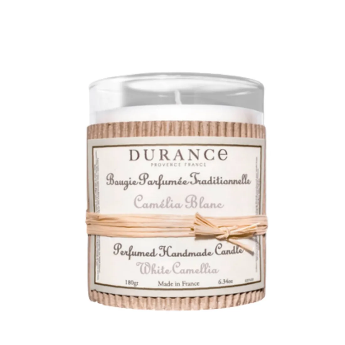 Bougie Traditionnelle Durance Parfum Camélia Blanc Swann