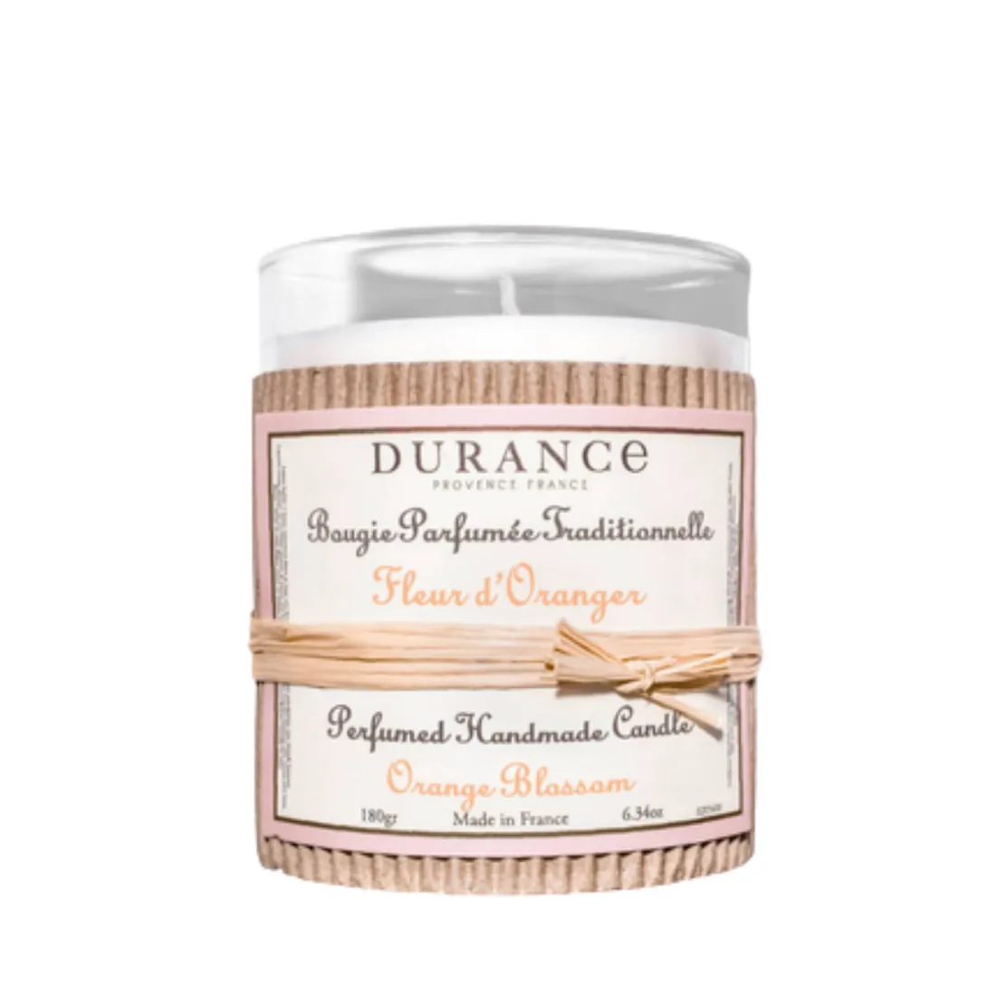 Bougie Traditionnelle DURANCE Parfum Fleur d'Oranger SWANN