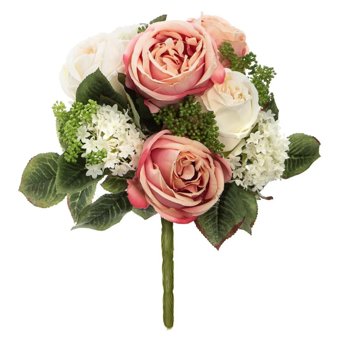Bouquet Composé Rond H. 35 cm