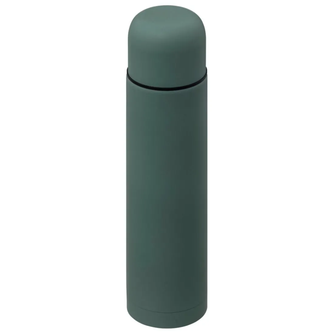 Bouteille isotherme 1L Vert avec couvercle tasse