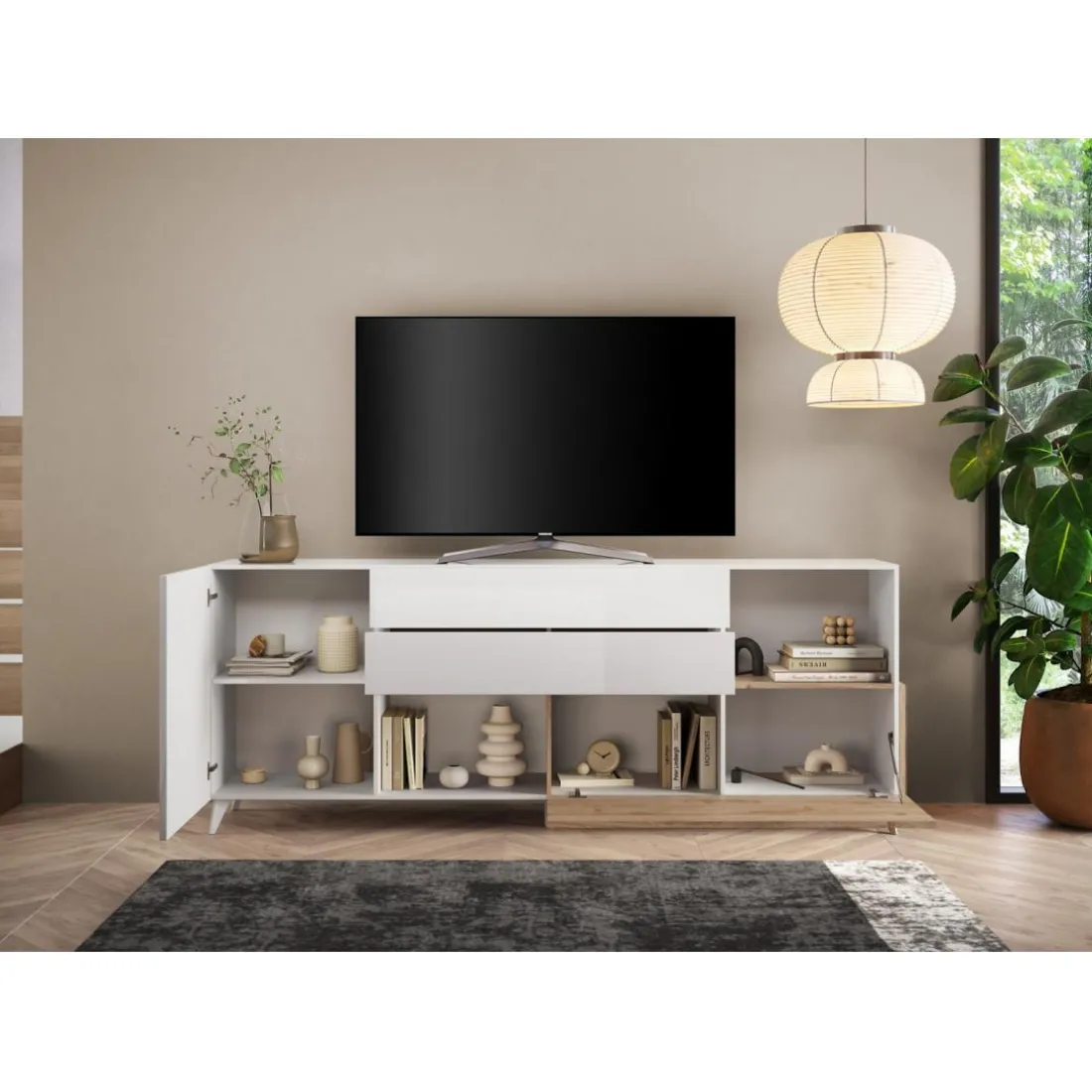 Buffet 241 cm Panneaux de particules