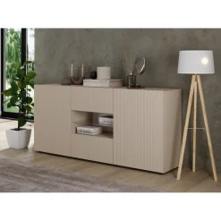 Buffet 2 portes 2 tiroirs RIO Panneaux de particules de première qualité Portes en MDF