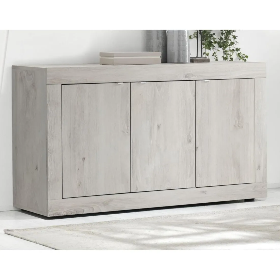 Buffet 3 portes BASIC décor chene pin