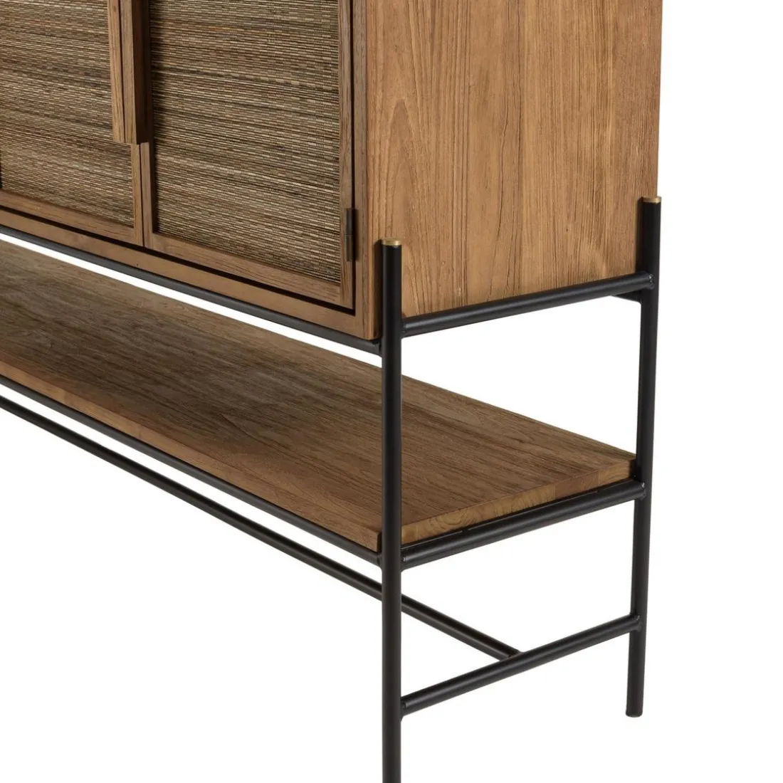 Buffet 4 portes en bois de teck recyclé