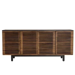 Buffet en bois de manguier 4 portes ajourées ALIX