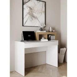 Bureau blanc a Panneau de particules