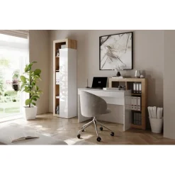 Bureau blanc a Panneau de particules