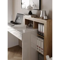 Bureau blanc a Panneau de particules