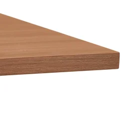 Bureau réglable en hauteur en bois Noyer et métal noir 'OSMOSE'
