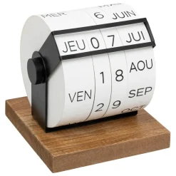Calendrier en Bois H15 Blanc