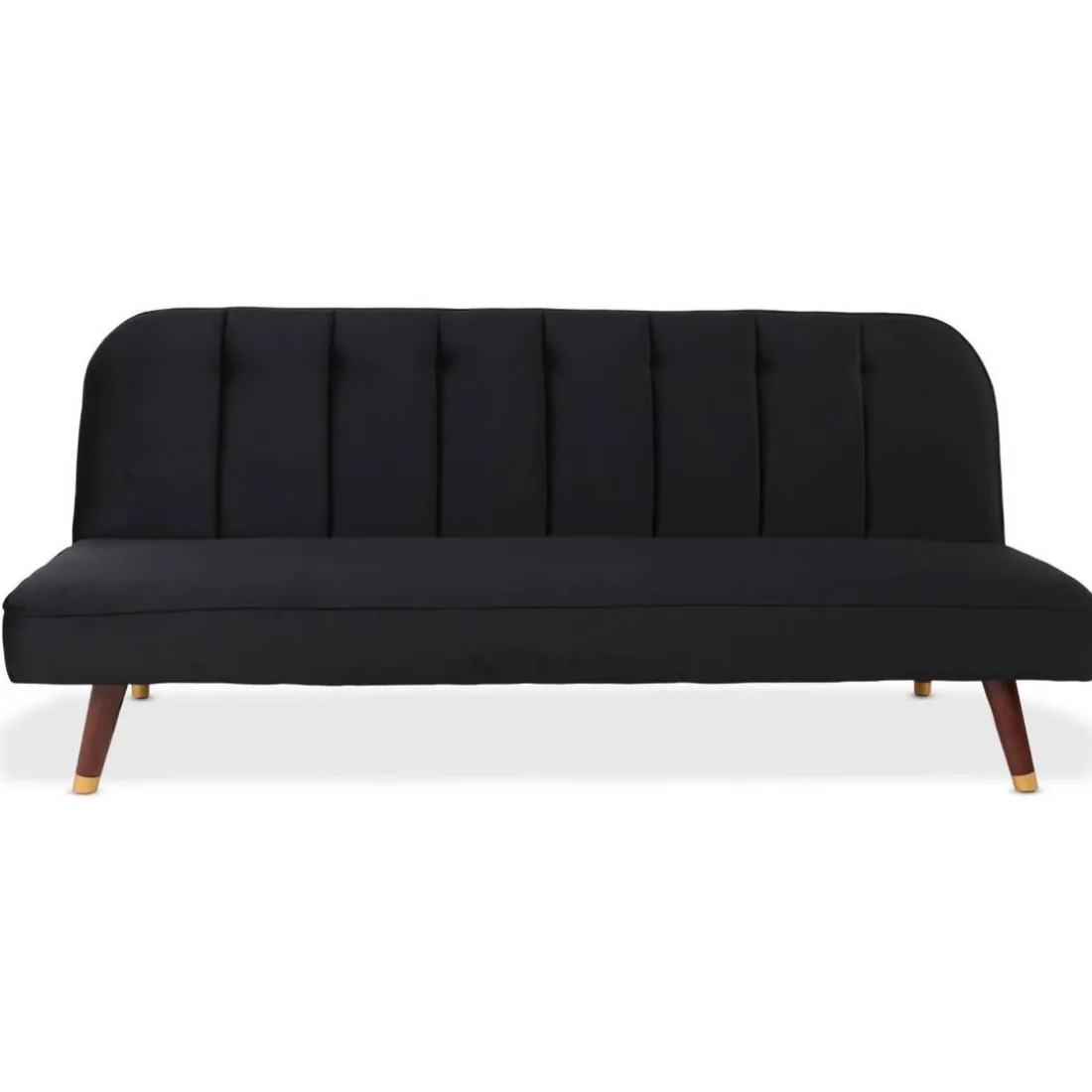 Canapé convertible clic-clac Olympia Velours Noir