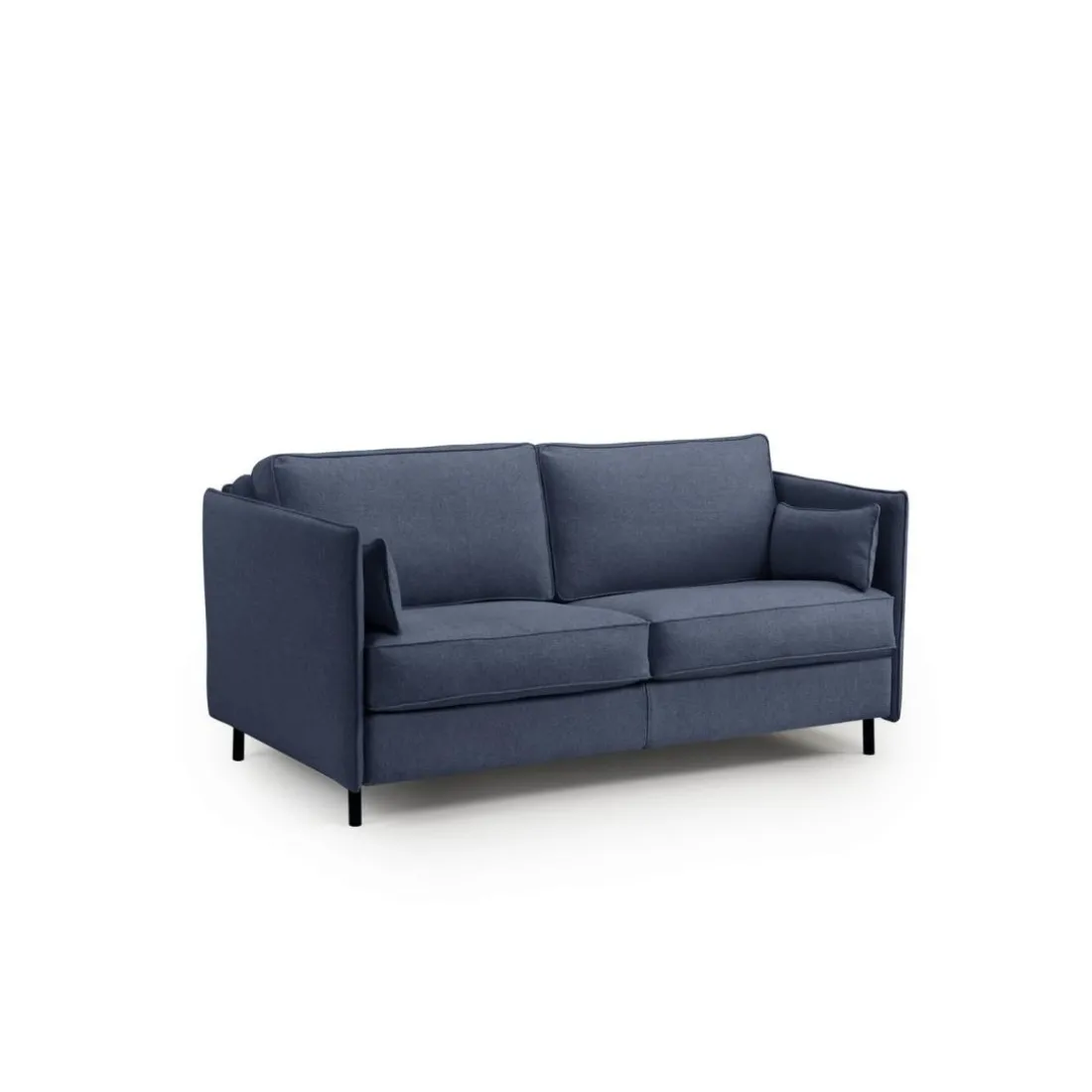 Canapé convertible express Bleu 3 places ELISA