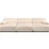 Canapé design modulable Hollywood Velours Beige