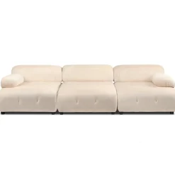 Canapé design modulable Hollywood Velours Beige