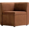 Canapé modulable VARDE design scandinave velours côtelé avec mousse de densité supérie