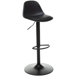Chaise De Bar Ajustable AIKO Noir